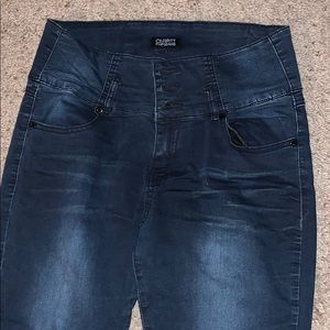 Dark stretch jeans